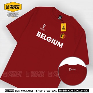 Adult T-Shirt World Cup Qatar 2022 Does Not Belgium Fifa World Cup Qatar Boys Girls Unisex T-Shirt Jersey Shirt-Rock On