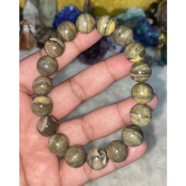 สร้อยข้อมือ Bumblebee Jasper