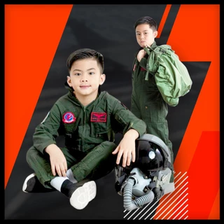 ชุดนักบินเด็กของแท้ แถมฟรี!‼️อาร์มแท้4ชิ้น F-16 , Gripen ฟรี