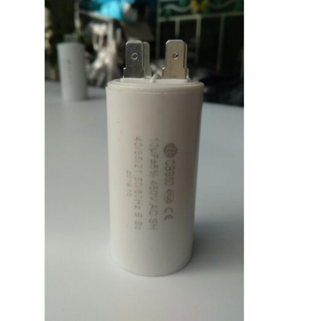 CAPACITOR คาปาซิเตอร์ Umall 10uF 450V. (เสียบ) เพื่อใช้กับมอเตอร์หรือปั้มน้ำต่างๆ