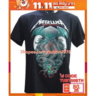 เสื้อวง METALLICA เสื้อวงร็อค เมทัล สากล เสื้อวินเทจ เมทัลลิกา MET1853