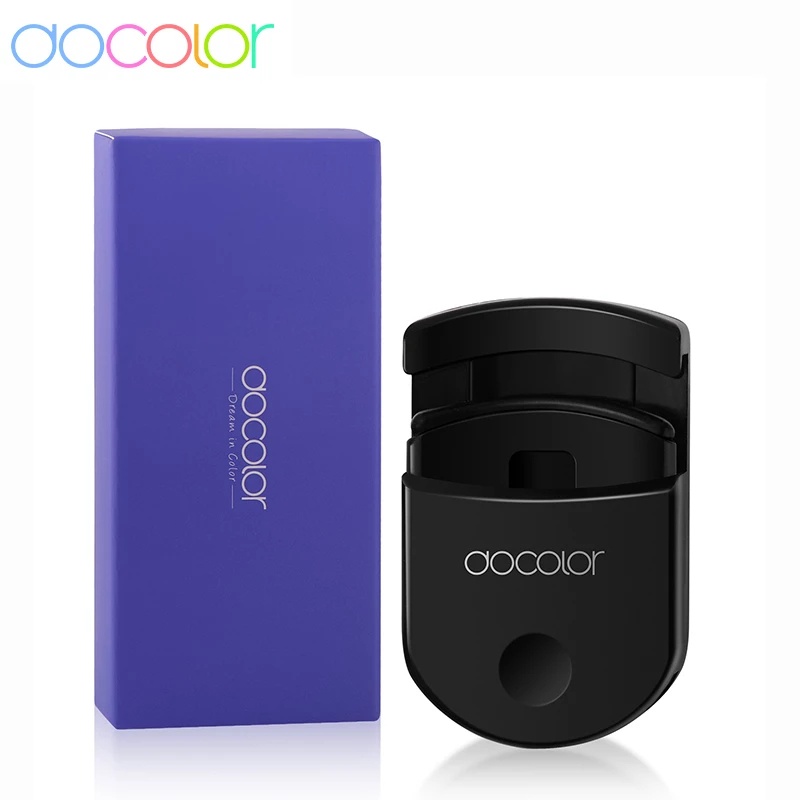 Docolor แบบพกพา Mini Eyelash Curlers สําหรับ Curl Eyelash คลิป Lashes Curler พร้อมแผ่นยางสําหรับ Travel เครื่องมือเครื่องสําอาง