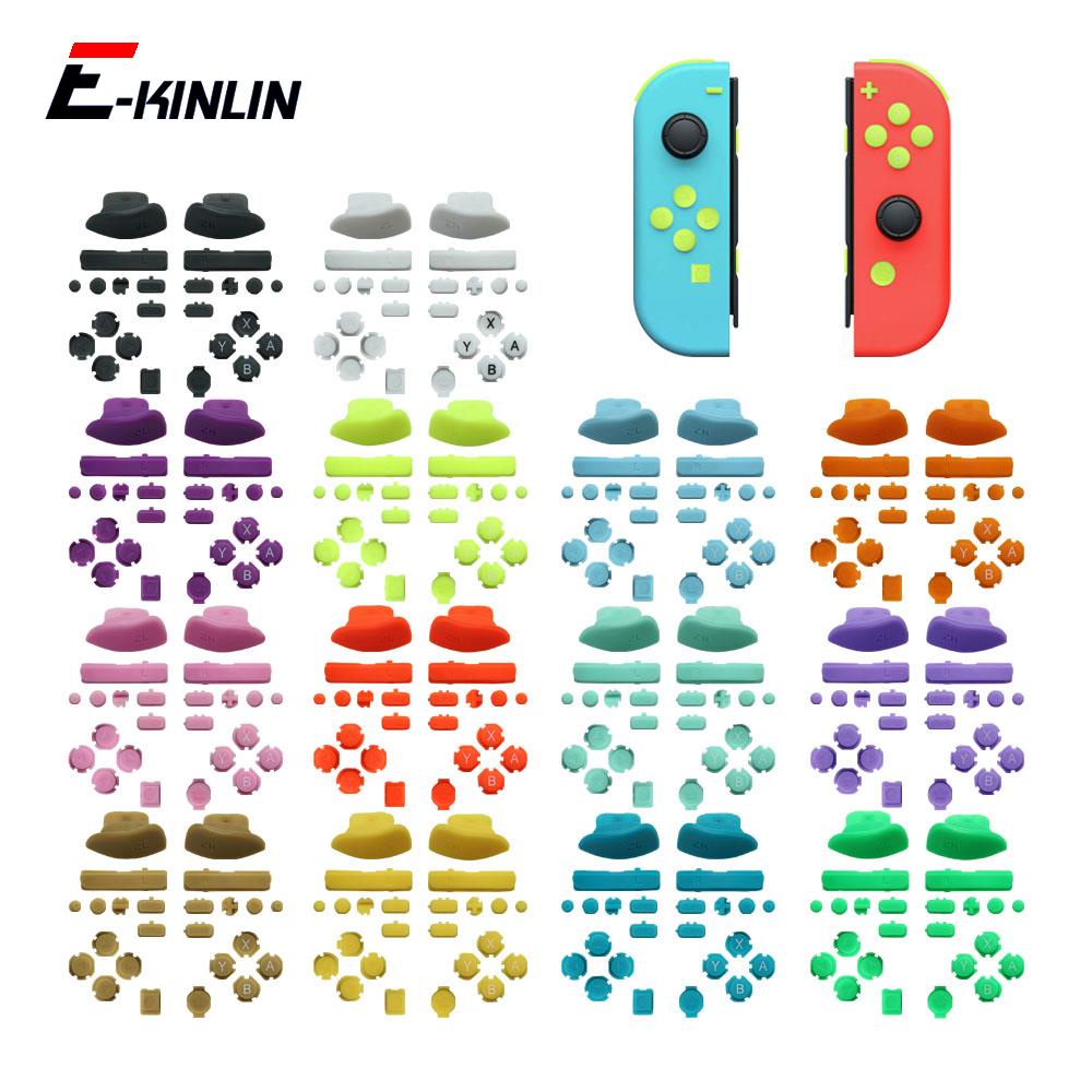 ชุดปุ่มควบคุม Lr SR SL ZR ZL ABXY D-Pad แบบเปลี่ยน สําหรับ Nintendo Switch OLED Joy-Con Joycon NS 24 ชิ้น
