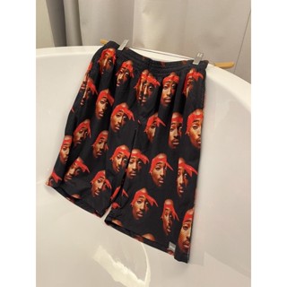 ⛓️กางเกงขาสั้นลาย tupac