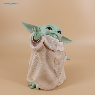 ตุ๊กตา ฟิกเกอร์ Star Wars Mandalorian Baby Yoda สําหรับตกแต่งบ้าน