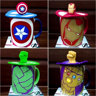 💥แพ็ค 4 ลาย💥แก้วมัค เซรามิก อเวนเจอร์ Avengers Mug พร้อมกล่อง พรีเมี่ยม!! ลิขสิทธิ์แท้จาก 7-Eleven