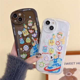 ใหม่ เคสโทรศัพท์มือถือแบบนิ่ม TPU ใส กันกระแทก ลายการ์ตูนดาวน่ารัก สําหรับ VIVO V25 Pro V25e V23 V23E Y16 Y35 Y22 Y22S Y02S Y77 Y76 Y75 Y33S Y33T Y21T Y21 4G 5G