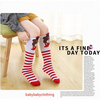 Babyclothes ถุงเท้าทรงสูง พิมพ์ลายการ์ตูนสัตว์ สําหรับเด็กผู้หญิงวัยหัดเดิน