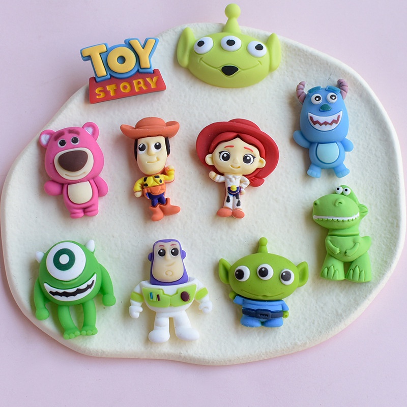 10 ชิ้นหัวเข็มขัดรองเท้า DIY Charm อุปกรณ์เสริมรองเท้า - Toy Story Series