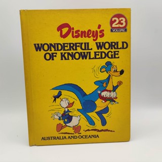 Disneys Wonderful world of knowledge เล่ม 24 ตอน Australia and Oceania สารานุกรม ภาษาอังกฤษ หนังสือมือสอง สภาพเก่า