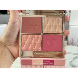 บลัชออน Charlotte Tilbury Pillow Talk Beautifying Face Palette 4x3.8g. สี Fair to Medium