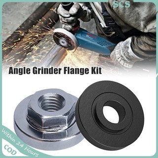 2Pcs M10 Angle Grinder Flange Kit Inner Outer Lock Nut Kit