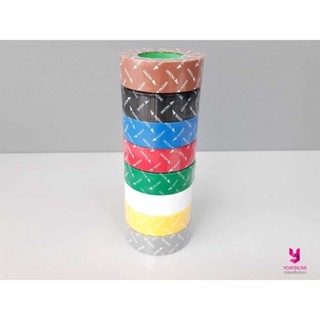 YOJI ONLINE เทปพันสายไฟ YAZAKI ของแท้ 100% เทปดำ มีหลากสี สีดำ สีขาว สีแดง สีเขียว สีเหลือง หน้ากว้าง 19มม.