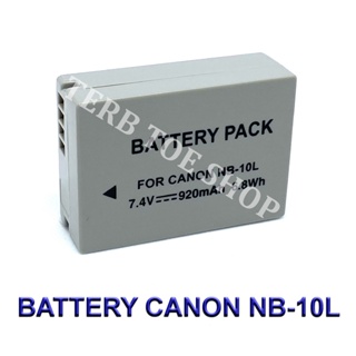 NB-10L / NB10L Camera Battery For Canon Powershot G15,G16,G3X,G1X,SX40HS,SX50HS,SX60HS BY TERBTOE SHOP