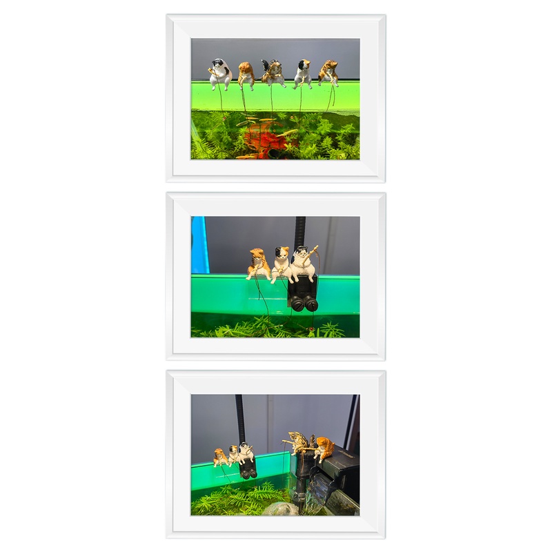 ตุ๊กตาหญ้า สําหรับตกแต่งตู้ปลา