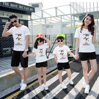 เสื้อยืดพิมพ์ลาย Hooligan Teddy Bear Trendy Parent-child Outfit ของขวัญที่ดีที่สุดสำหรับเด็ก