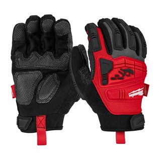 ถุงมือนิรภัย MILWAUKEE NO.48-22-8752 Impact Demolition Gloves Size L Factory Gear By Gear Garage