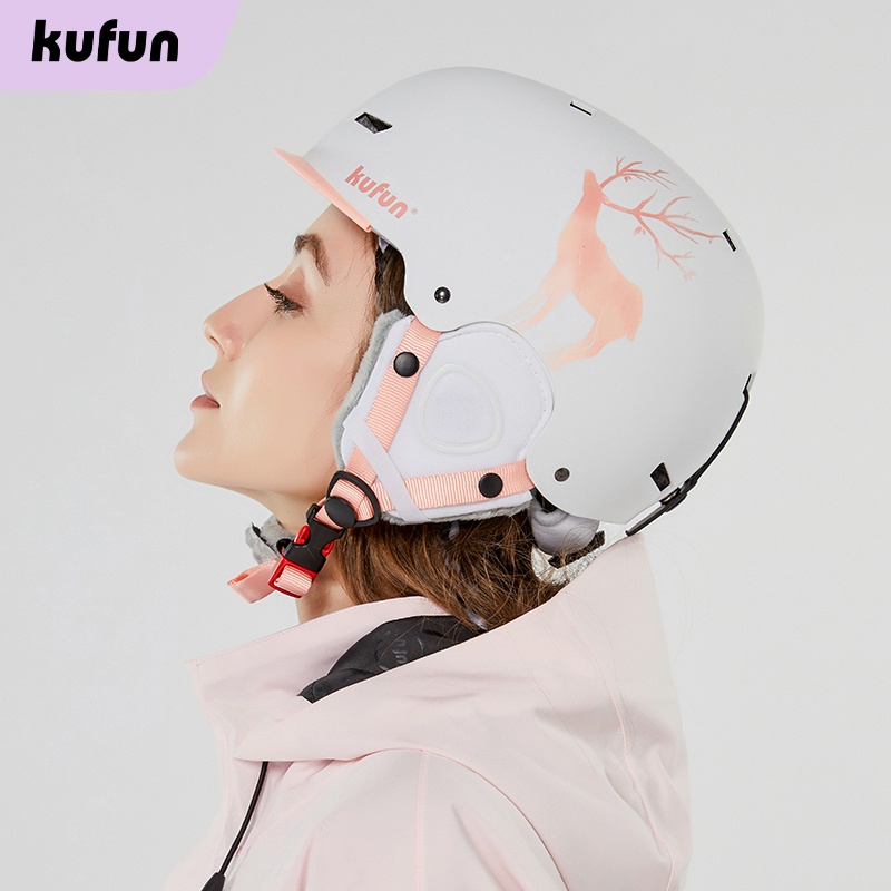 Kufun หมวกกันน็อคสกี สโนว์บอร์ด อุปกรณ์สําหรับผู้ใหญ่และเด็ก