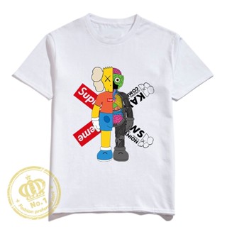 DRG Uniqlo X Kaws Uniqolo Ut เสื้อยืดลําลองสําหรับ Unisex แขนยาว เสื้อผ้าหลากสี 2021