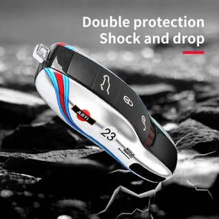 New Key Case Cover For Porsche For Panamera Macan Cayenne Cayman Boxster 911 9ya 971 Smart Protection Shell Remote Key C