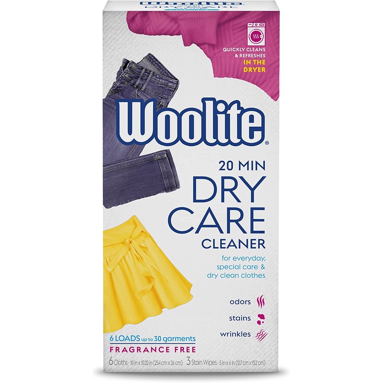 Woolite Dry Care Cleaner , การดูแลพิเศษ , เสื ้ อผ ้ าซักแห ้ ง , ไม ่ มีกลิ ่ น