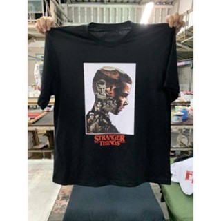 HH เสื้อยืด the stranger things t-shirt เสื้อยืดผ้าฝ้าย เตรียมจัดส่ง