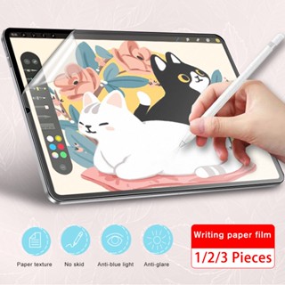 ฟิล์มกระดาษกันรอยหน้าจอ สําหรับ ipad 10 10th Gen 10.9 นิ้ว (2022) ipad 2022 A2757 10.9 1-3 ชิ้น&amp;quot; ฟิล์มนิ่ม เนื้อแมตต์ สําหรับเขียน วาดภาพ