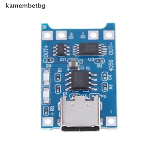 Kamembetbg โมดูลบอร์ดชาร์จลิเธียม Type-C TP4056 18650 5V 1A TH