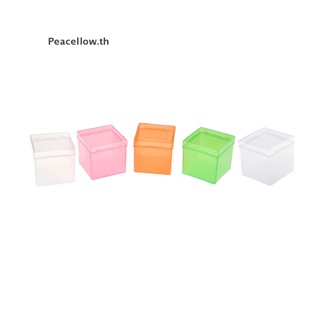 Peacellow กล่องพลาสติกใส ขนาด 3x3x3 สําหรับใส่จัดเก็บลูกบาศก์