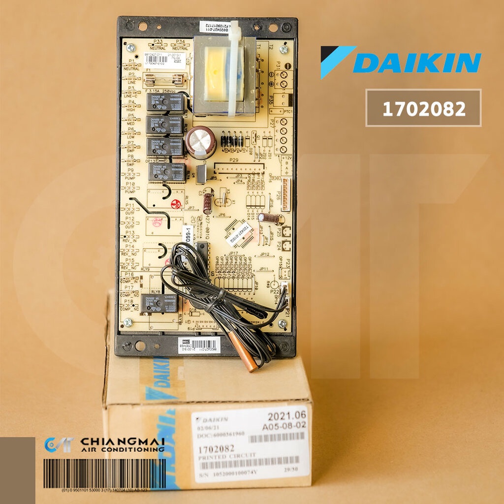 2566428 / 170208J แผงวงจรแอร์ Daikin แผงบอร์ดแอร์ไดกิ้น บอร์ดคอยล์เย็น รุ่น FH13NUV2S FH18NUV2S