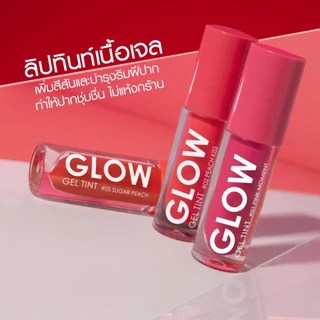 Cathy Doll เคที่ดอลล์ โกลว์ เจลทินท์ ลิปทินท์ 2.4กรัม มี 8 สี เนื้อเจล ลิปทาปาก ลิปสติก เนื้อฉ่ำ Glow Gel Tint