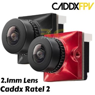 Caddx Ratel 2 กล้อง FPV 1200TVL 2.1 มม. 16:9/4:3 NTSC/Pal ความล่าช้าต่ํา WN-R2