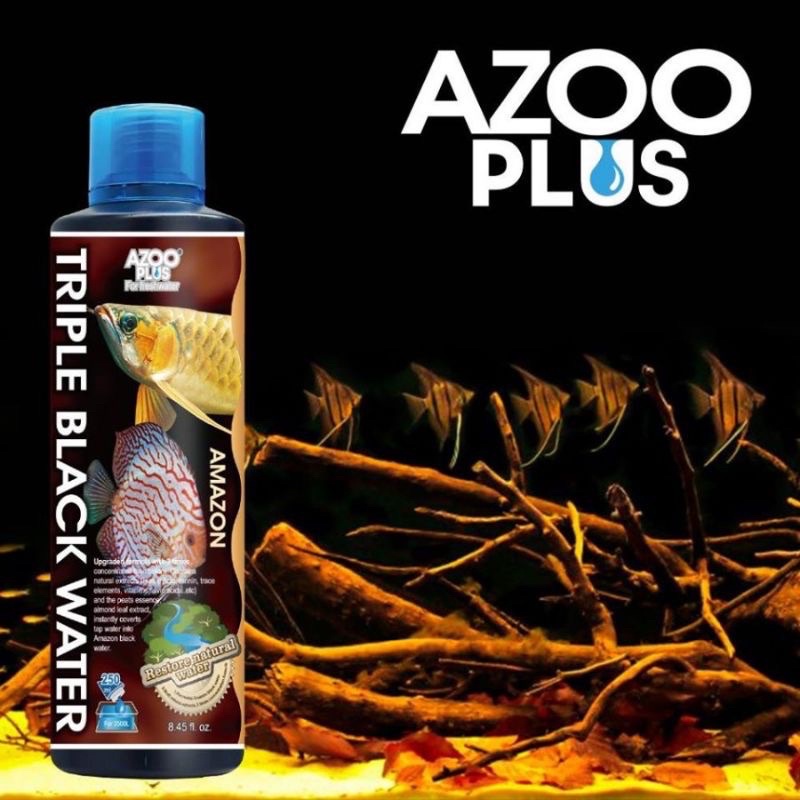 Azoo Plus Triple Black Water / Daun Ketapang Channa Black Water