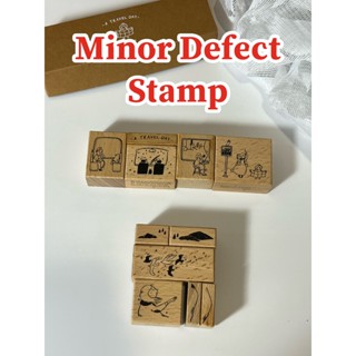 [มีตําหนิ] Yamadoro แสตมป์ยางไม้ สําหรับตกแต่งสมุดไดอารี่ DIY
