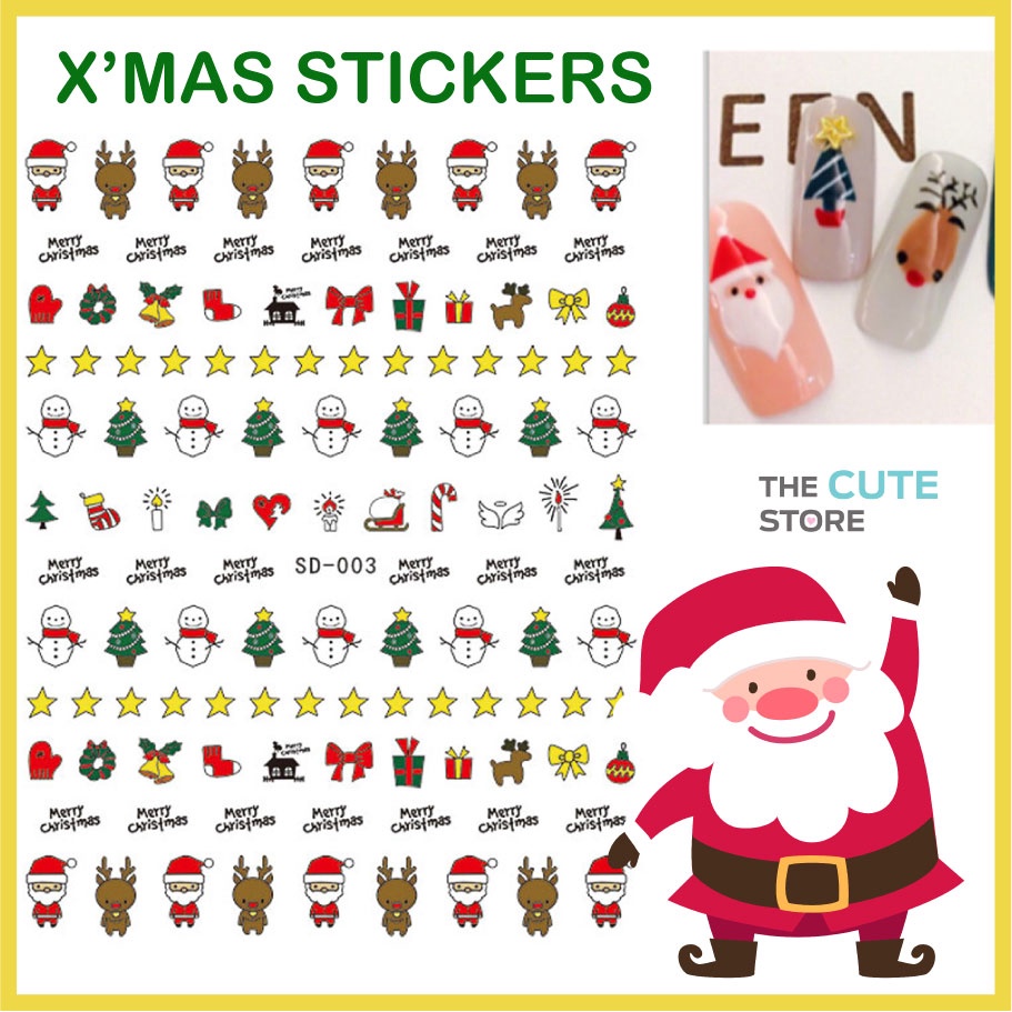 New สติกเกอร์​คริสมาสต์​ Merry X'mas​ stickers