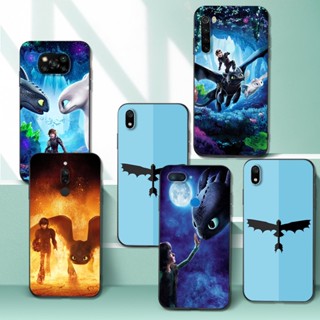 เคสโทรศัพท์มือถือ ซิลิโคนนิ่ม tpu ลาย How To Train Your Dragon สีดํา สําหรับ xiaomi redmi 9C NFC 9A 9at 9i 7A Poco M3 Pro