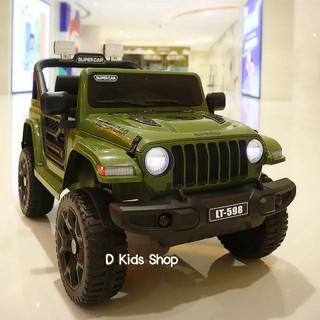 Dtoys รถแบตเตอรี่เด็ก รถเด็กนั่งทรงJeeb 5 มอเตอร์ ขับเคลื่อน4ล้อ 4x4 รุ่นใหม่ล่าสุด No.249