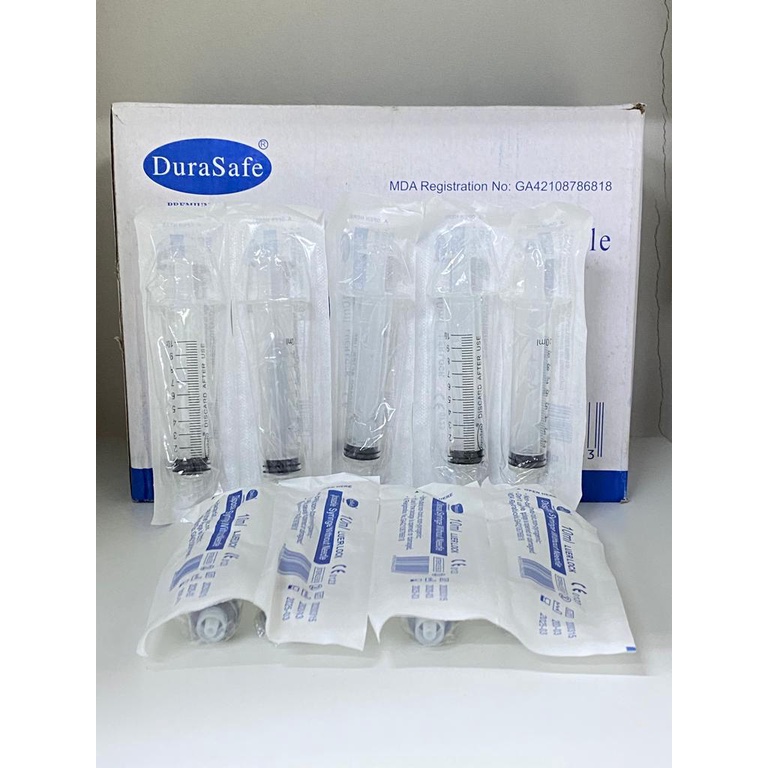DURASAFE SYRINGE LUER LOCK 10ML 100 ชิ้น/กล่อง