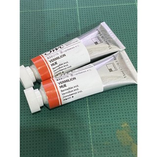 (1 หลอด 15 ml.) สี Vermilion Hue สีน้ำ ShinHan Premium Artist Watercolors