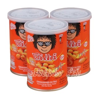 โก๋แก่ถั่วลิสงเคลือบรสกุ้ง กระป๋องเล็ก 105g