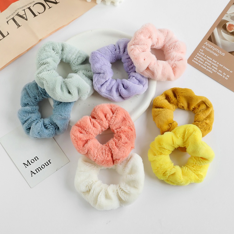 เกาหลีน่ารักตุ๊กตา Scrunchie แฟชั่นผู้หญิง เครื่องประดับผม - รูปที่ 2
