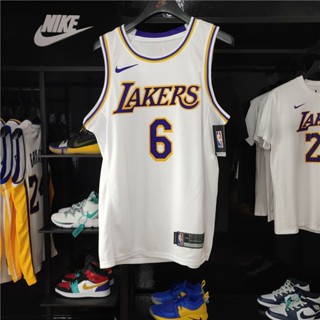 Nba Lakers No. สไตล์คลาสสิก ของแท้ เสื้อกีฬาบาสเก็ตบอล 6 James Retro City Edition Jersey 23 สําหรับผู้ชาย และผู้หญิง 266647