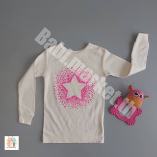 เสื้อยืดเด็ก Unisex แขนยาว ลายดาว GAP ของใหม่