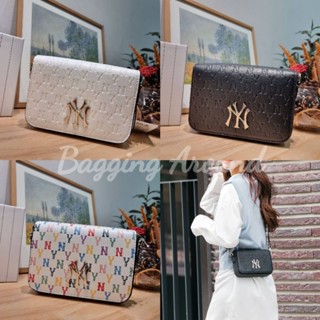 ML-B MONOGRAM LEATHER MIXED-COLOR SHOULDER BAG