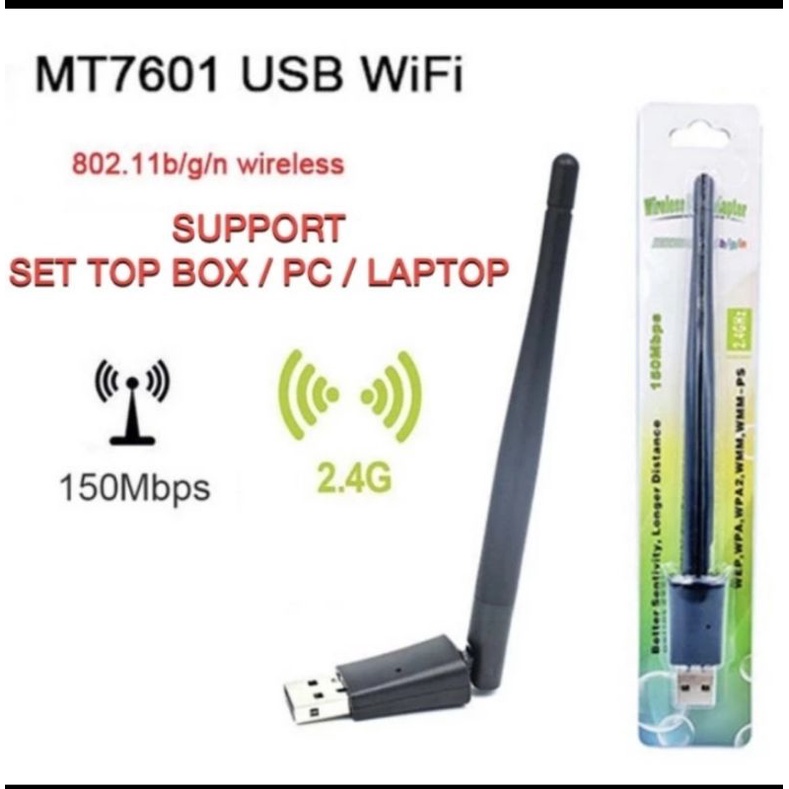 USB WIFI DONGLE MT 7601 สําหรับกล่องรับสัญญาณ DVB T2 WIFI INTERNET CATCHER