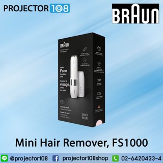 Braun FS1000 Face Dry Cordless Mini Hair Remover