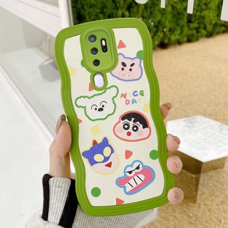 เคส OPPO A9 2020 เคส OPPO A5 2020 เคส OPPO A31 A53 เคส OPPOA31 OPPOA53 2020 เคสโทรศัพท์มือถือแบบนิ่ม ลายการ์ตูนน่ารัก ขอบหยัก สําหรับ