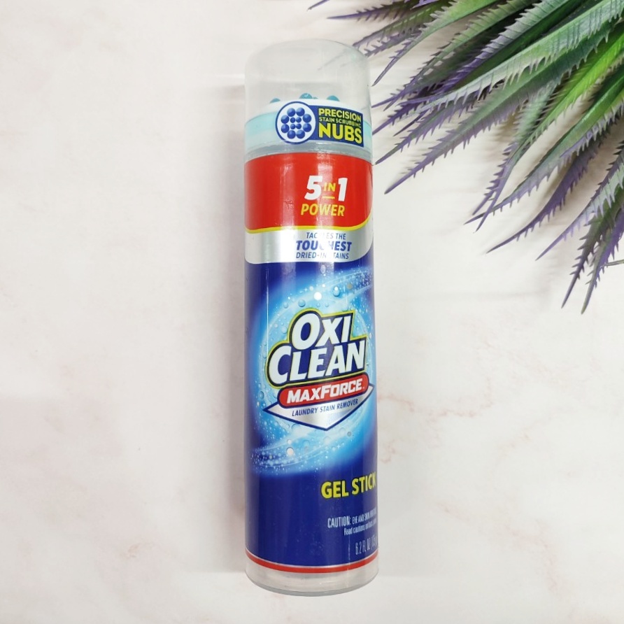 [OxiClean®] Max Force Laundry Stain Remove Gel Stick 175 g ผลิตภัณฑ์ทำความสะอาด ขจัดคราบฝังแน่น แบบเ