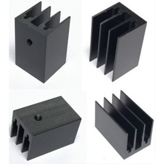 HEAT SINK F008 842(B)#แผ่นระบายความร้อนอุปกรณ์อิเล็กทรินิคส์#จำนวน 4 ชิ้น#