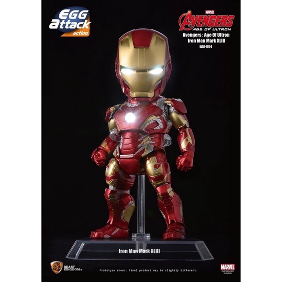 IRON MAN MK 43 Egg Attack action Action Figure 18 cm